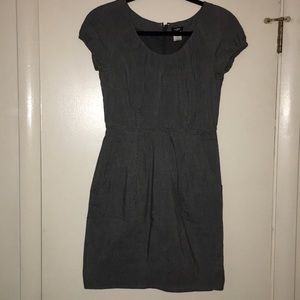 J.Crew Navy Pinstripe Dress